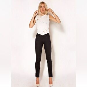 Imogene + Willie Slim Black Denim Jeans. Women’s Sz-27 Designer | Luxe | Skinny